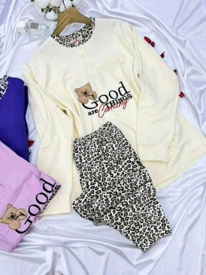 🐆بيجامة Leopard 🍁