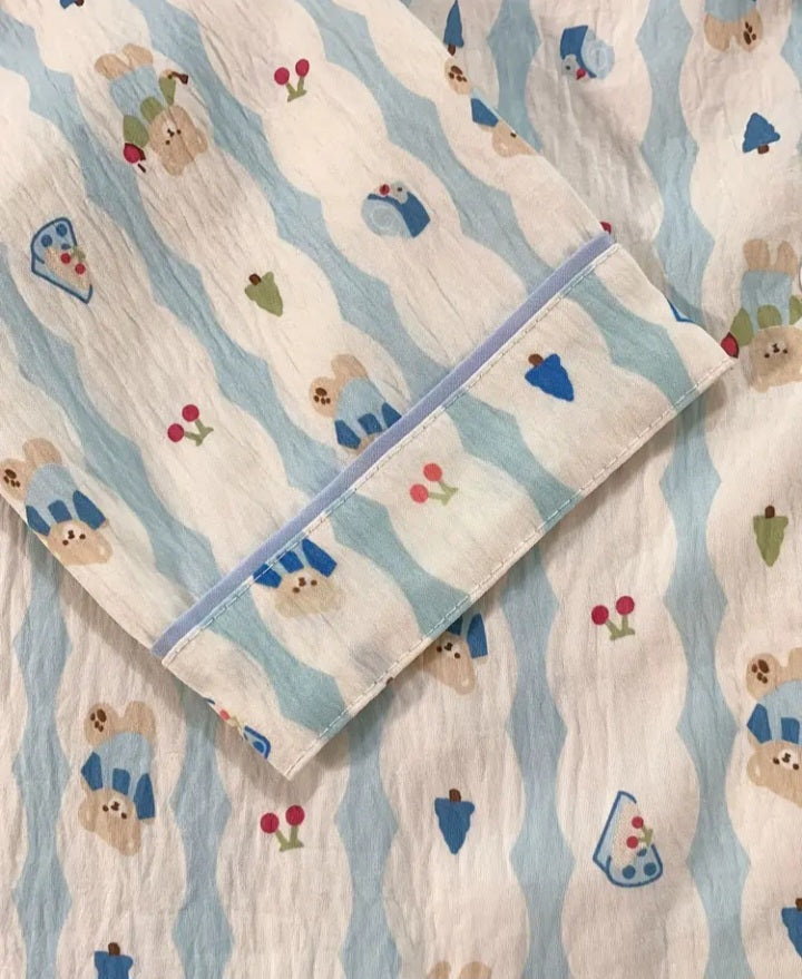 🪞بيجامة السكرات🩰