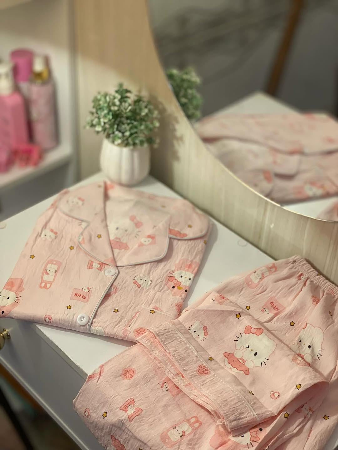 🪞بيجامة السكرات🩰