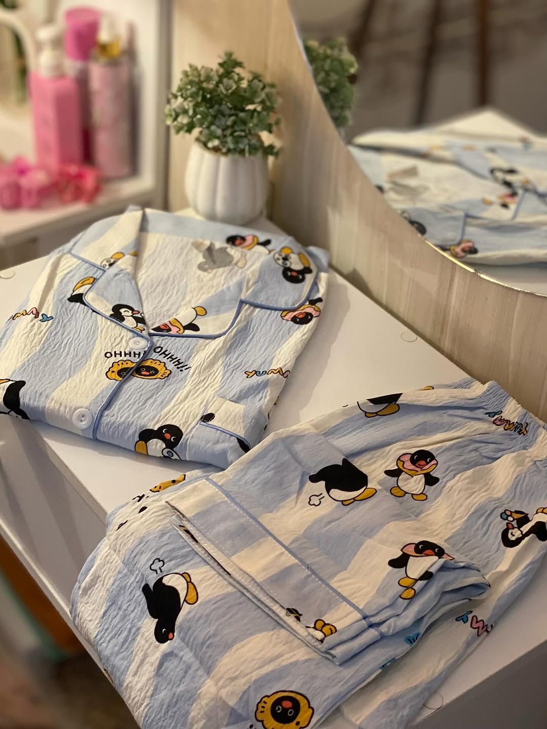 🪞بيجامة السكرات🩰