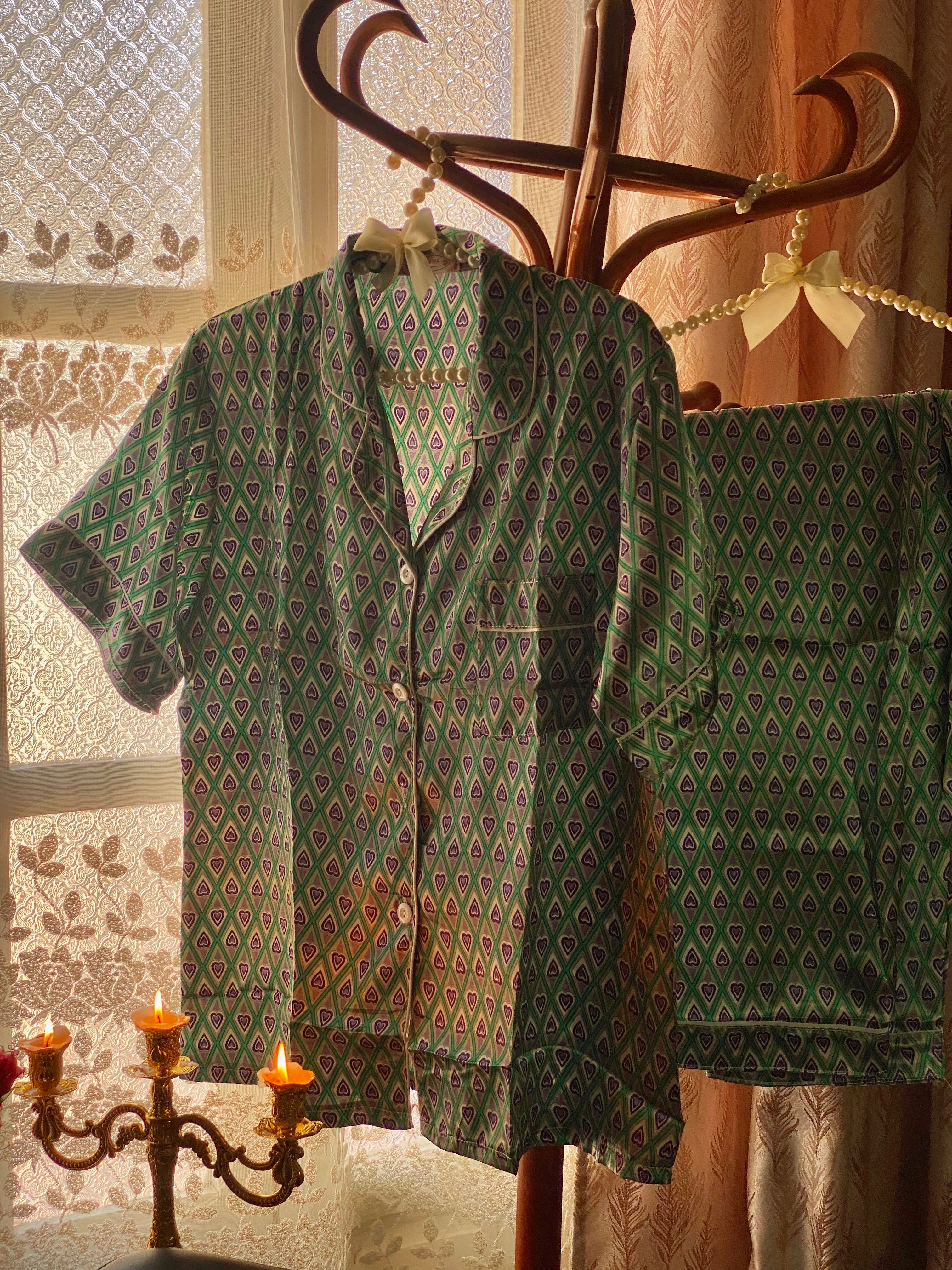 🦢بيجامة الساتان للأميرات🪞