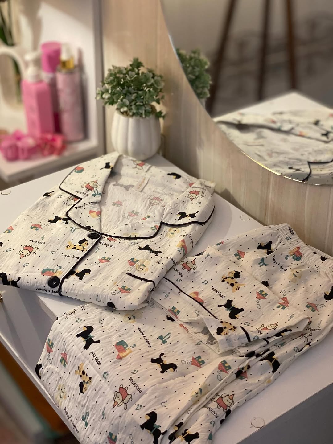 🪞بيجامة السكرات🩰