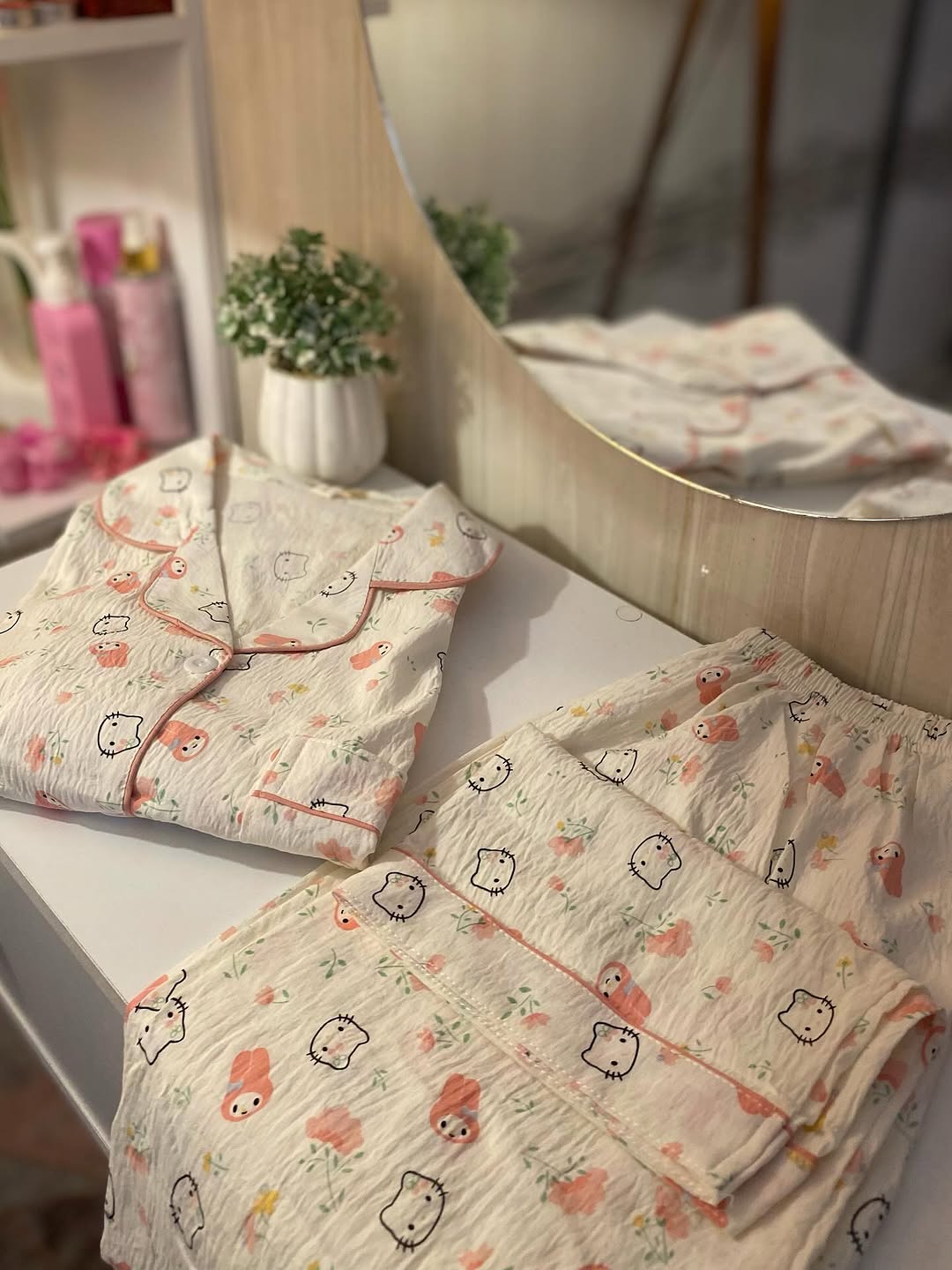 🪞بيجامة السكرات🩰