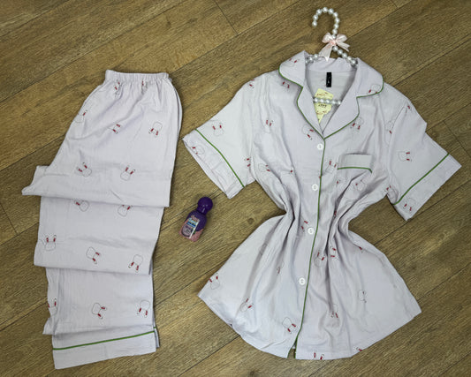 Purple Bunny pajama