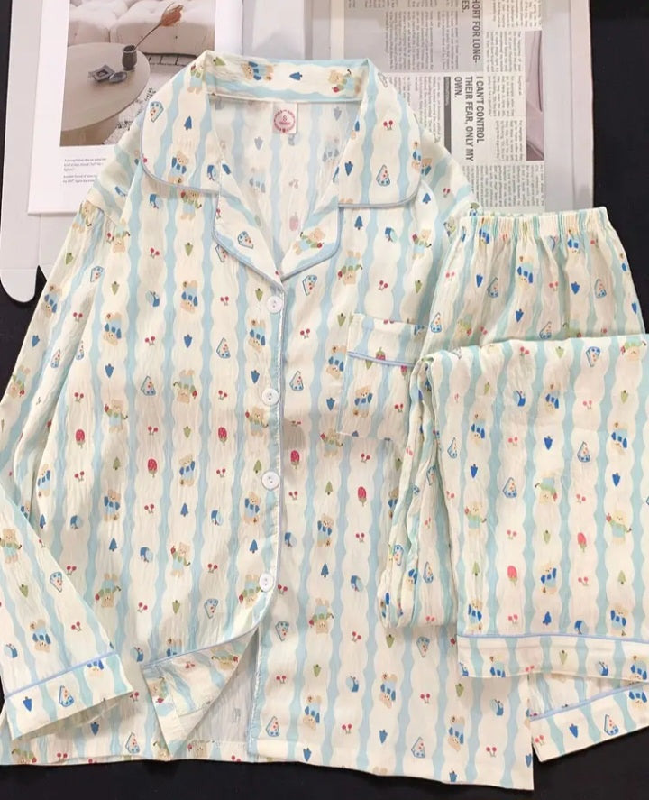 🪞بيجامة السكرات🩰