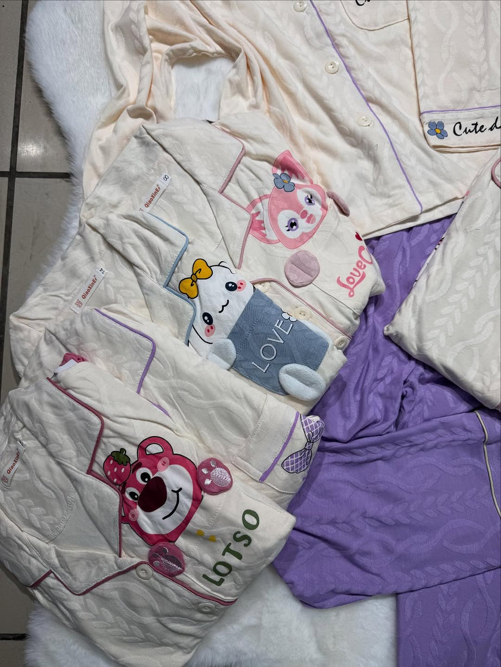 🧸بيجامة البنوتات🧸