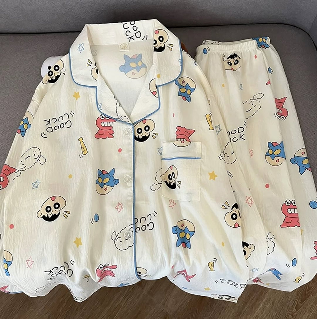 🪞بيجامة السكرات🩰