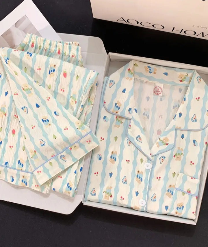 🪞بيجامة السكرات🩰