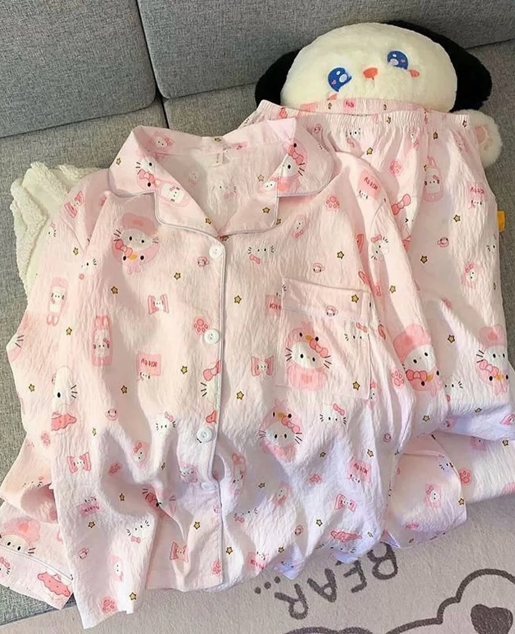 🪞بيجامة السكرات🩰