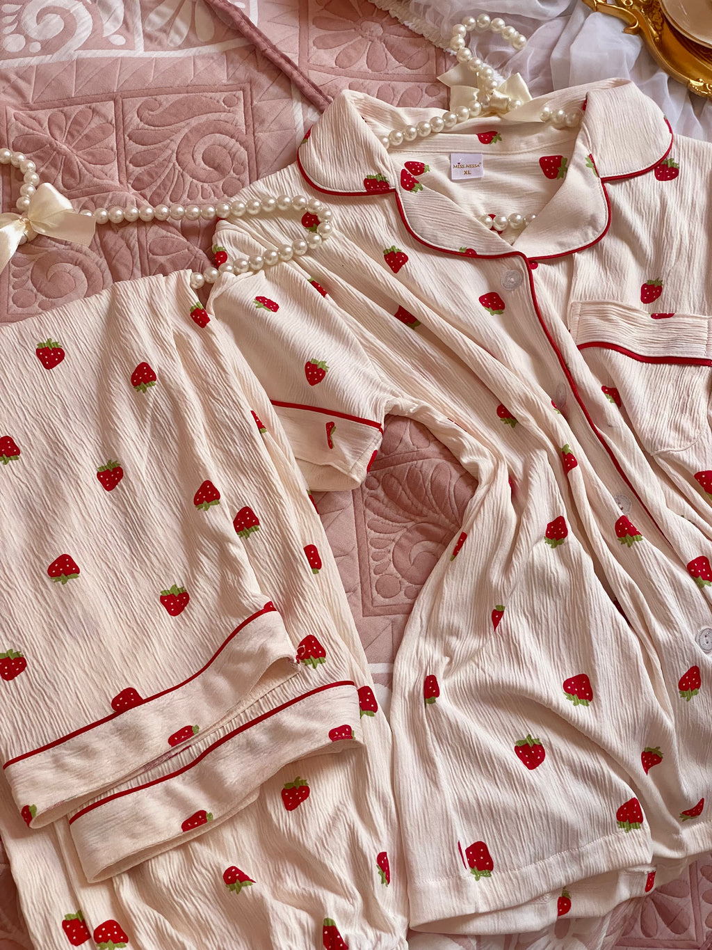🍓بيجامة الفراولة🍓
