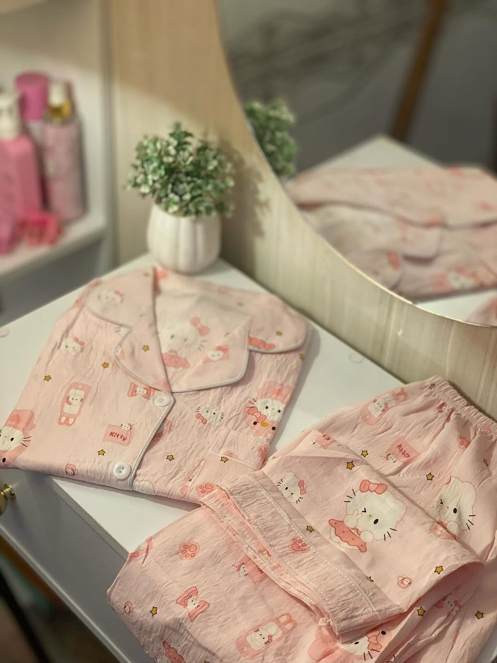 🪞بيجامة السكرات🩰