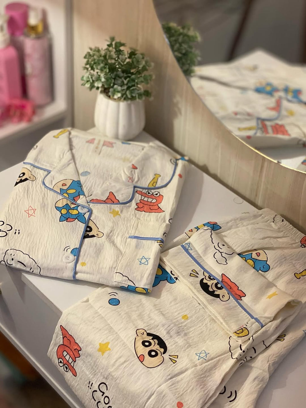 🪞بيجامة السكرات🩰