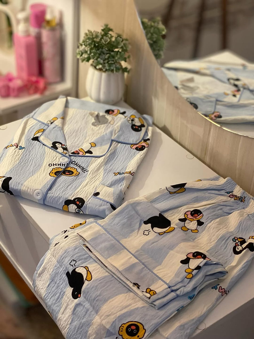 🪞بيجامة السكرات🩰