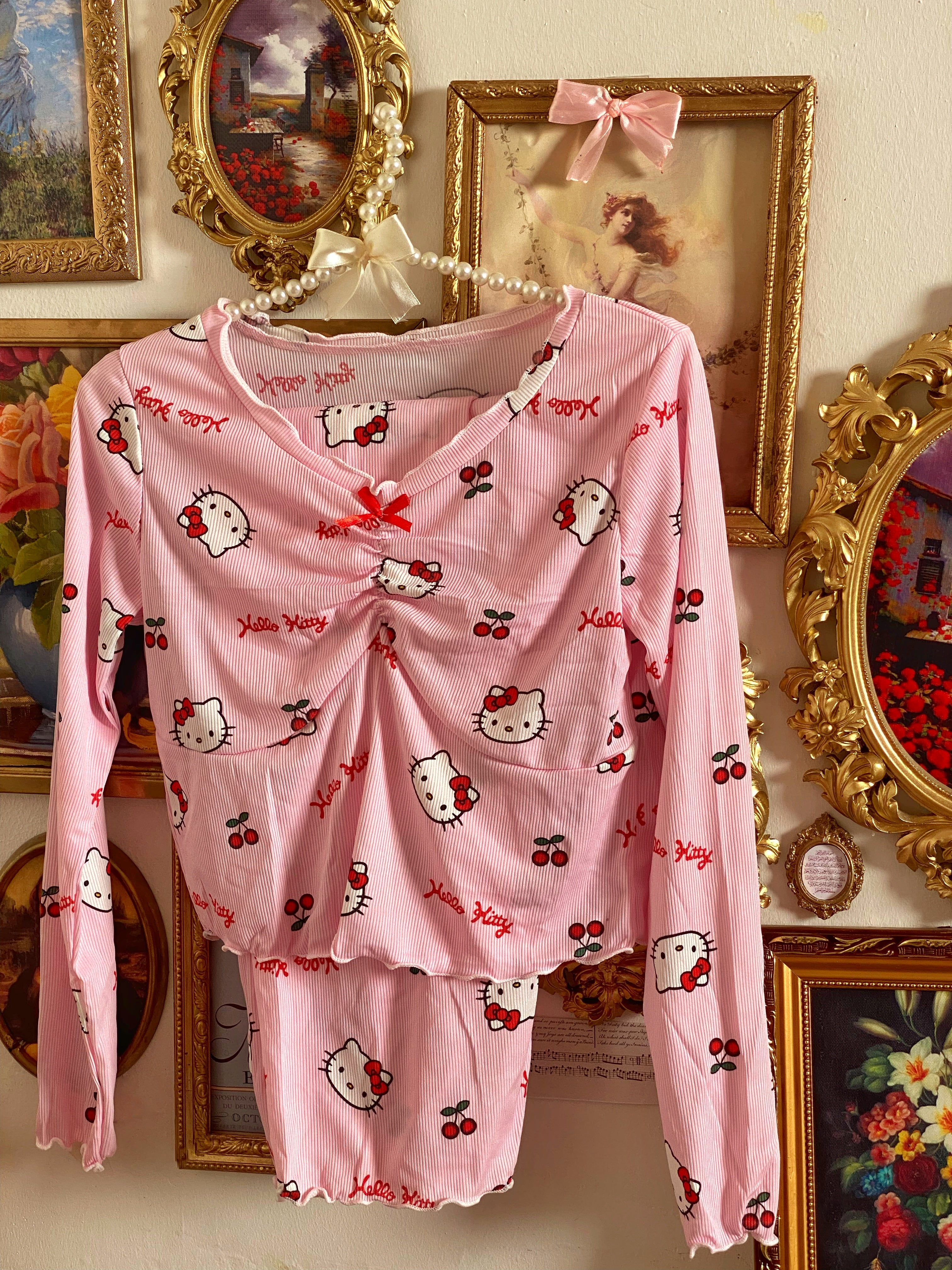 🍄بيجامة هيلوا كيتي🐱