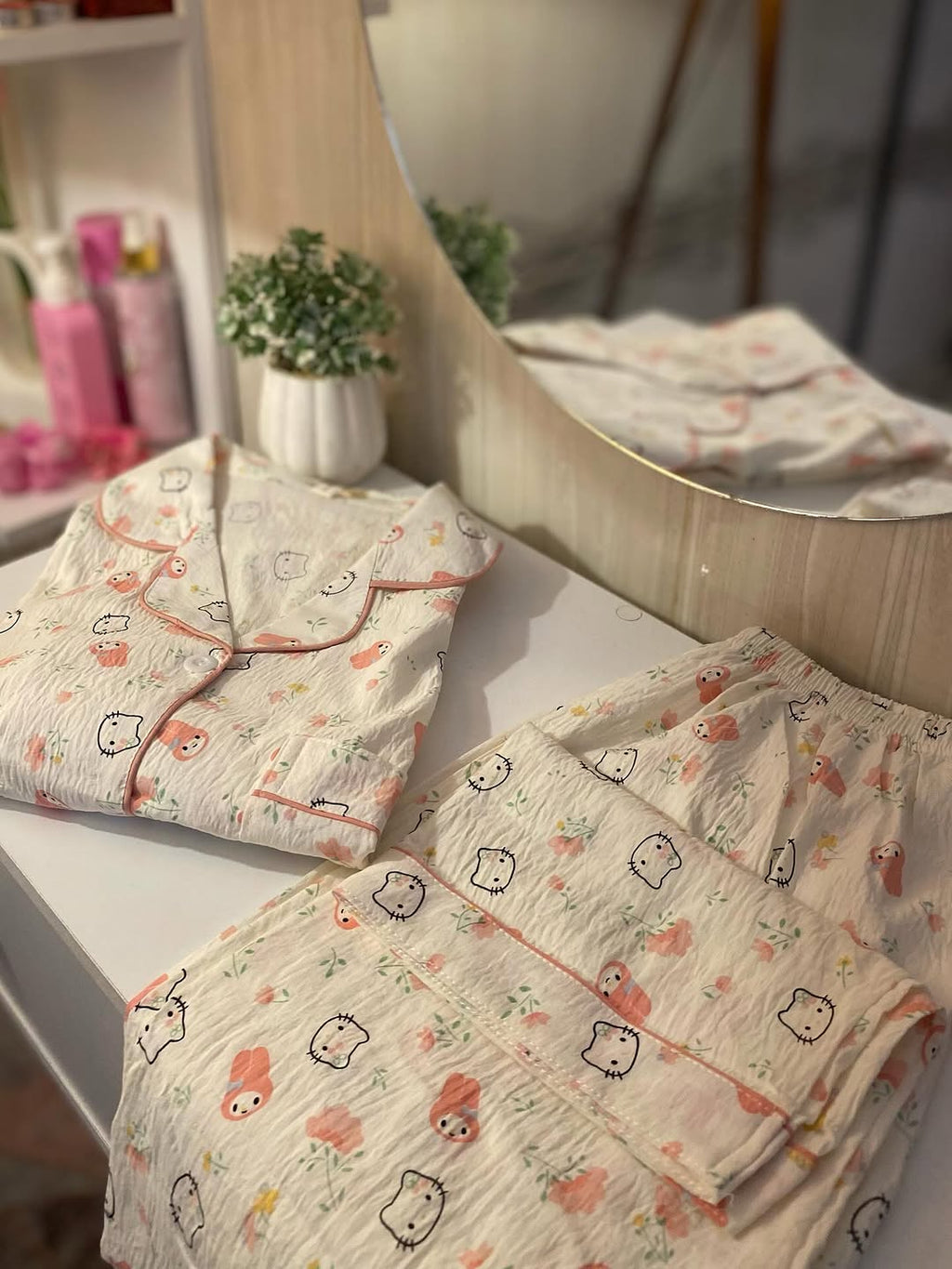 🪞بيجامة السكرات🩰